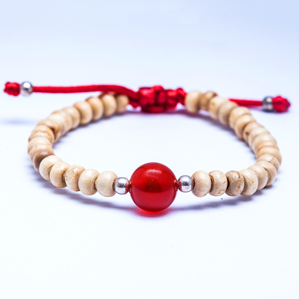 Vòng tay Handmade gỗ Dâu Tằm phối đá phong thủy - ANCARAT - VT11