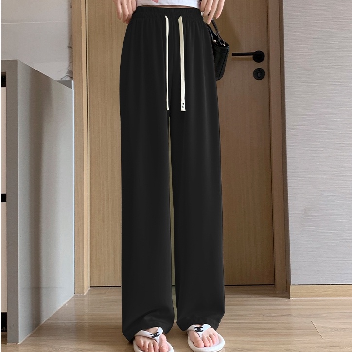 SUXI Quần Dài Ống Rộng Lưng Cao Tôn Dáng Hợp Thời Trang Hè Cho Nữ