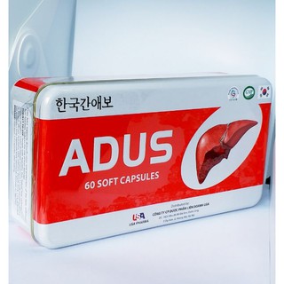 VIÊN UỐNG BỔ GAN ADUS - CÀ GAI LEO - GIẢI ĐỘC GAN - BẢO VỆ TẾ BÀO GAN - DỊ ỨNG MẨN NGỨA NỔI MỀ ĐAY - HỘP SẮT 60 VIÊN