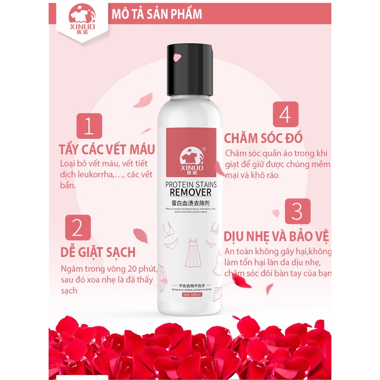 Nước Giặt Màu Máu Đồ Lót Xinuo - Chai 100ml