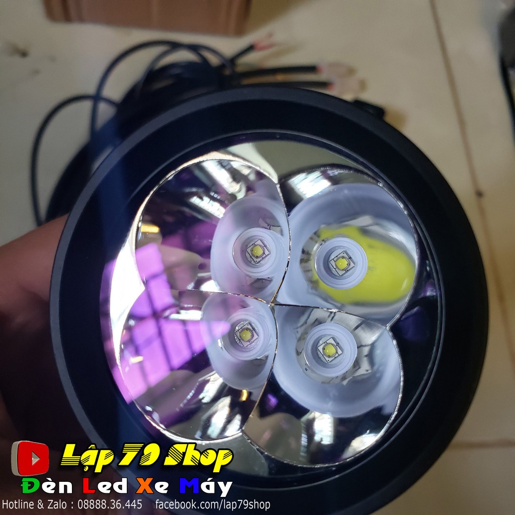 Đèn L4x Plus 40W Chính Hãng kèm Mạch Passing Satria và Raider Fi