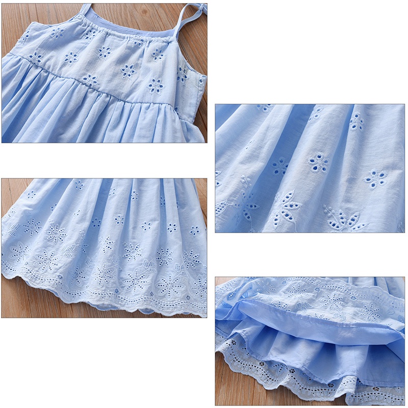 Đầm Dây Khoét Rỗng Thời Trang Cho Bé Gái