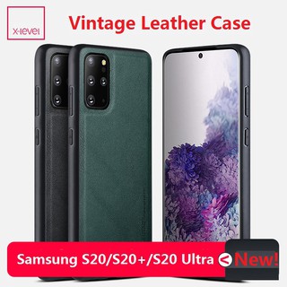 Ốp lưng Samsung Galaxy S20 Plus/ S20+ hiệu X-Level da viền TPU sang trọng chống sốc ( Nhiều màu )