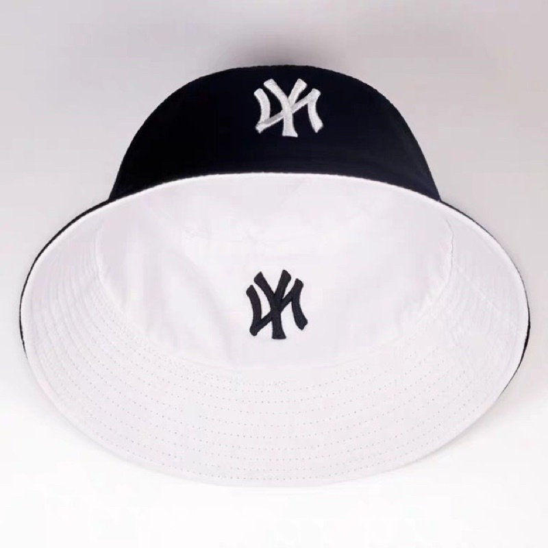 Nón vành bucket nữ, nón bo cụp oát 2 mặt thêu chữ ny