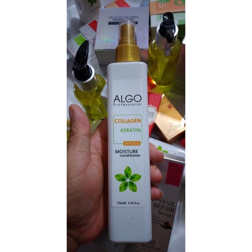 Xịt dưỡng phục hồi và bảo vệ tóc Algo Collagen Keratin 250ml