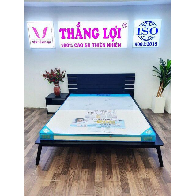 Nệm cao su cao su thien nhien ROSI MASAGE THẮNG LỢi kèm quà. miễn phí giao hàng toàn quốc