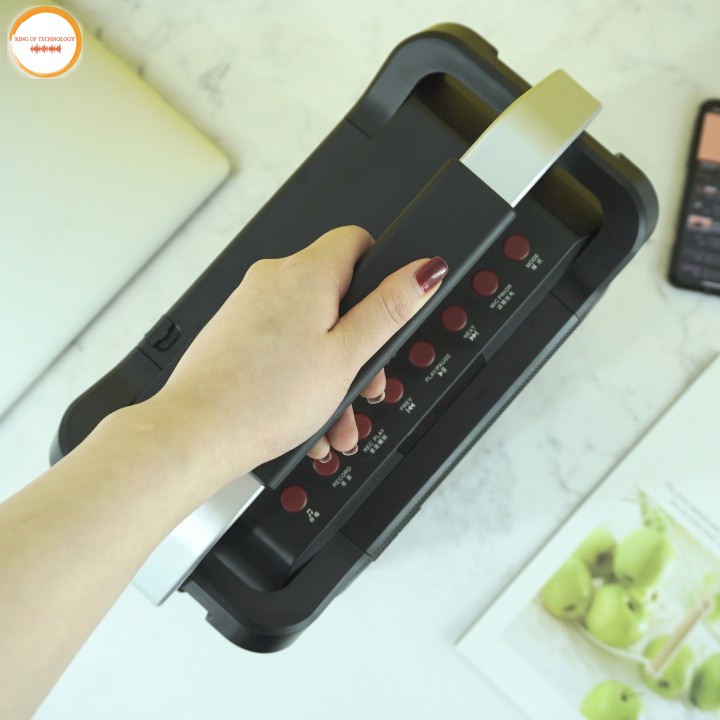 Loa karaoke bluetooth W-King K3H 100W tặng kèm mic, Loa di động, Pin cực lâu - BH 12 tháng