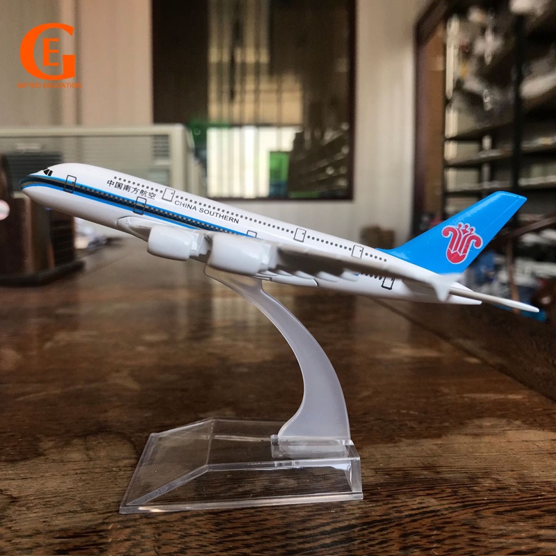 Trung Quốc Southern Airlines Airbus 380 Máy Bay Mô Hình Kim Loại Diecast A380 Máy Bay Trang Trí Quà 