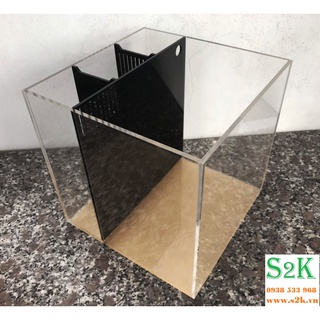 Bể acrylic Lọc Vách CB25, hồ mika siêu trong, siêu nhẹ cho nuôi cá, cây thủy sinh...