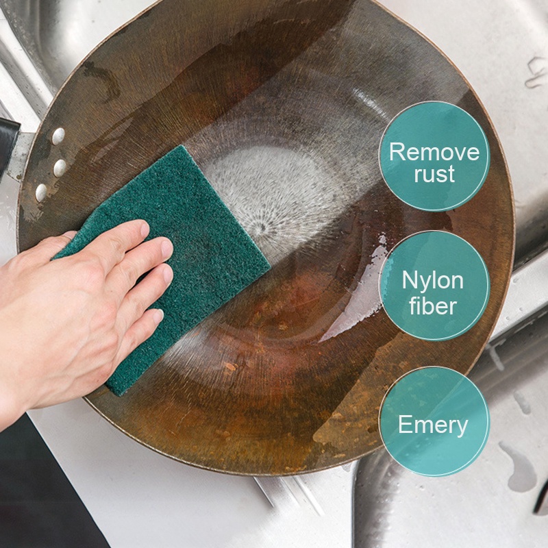 1 miếng rửa chén bằng nylon đa chức năng