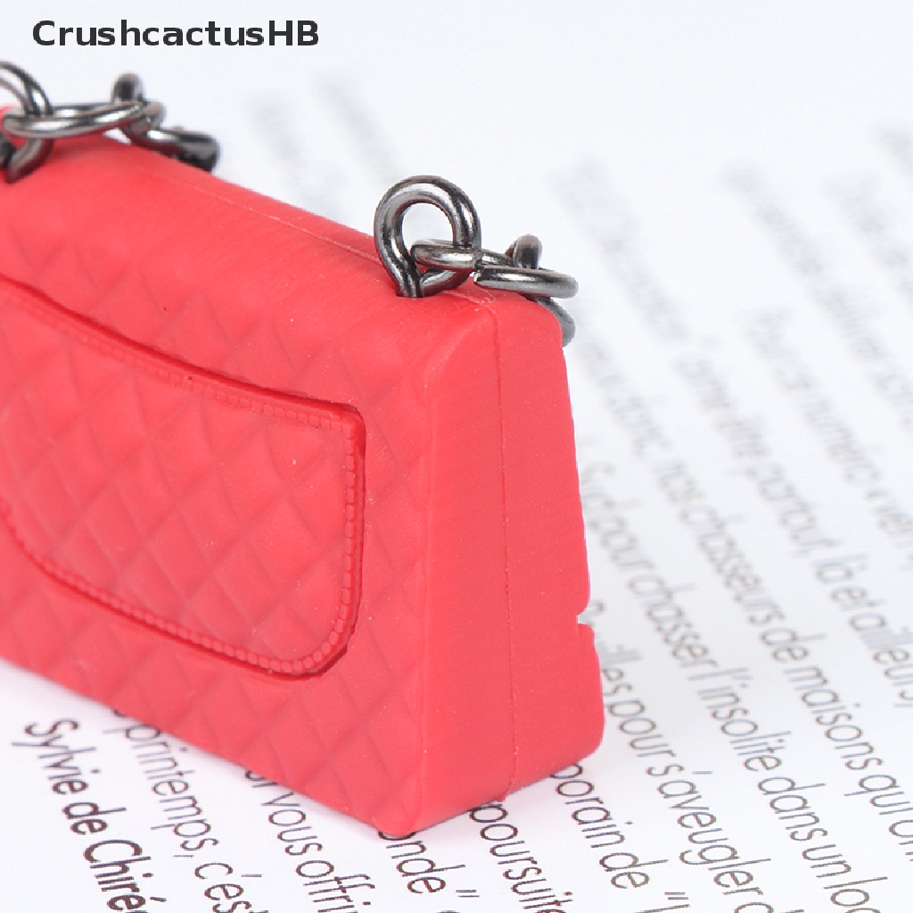 [CrushcactusHB] 1 Pc Chain Pack Doll Bag Miniature Shopping Handbag Model for Doll House Decor Hot Sell