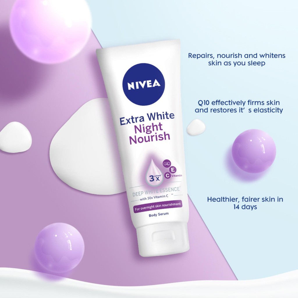 [COCOLUX] Tinh chất dưỡng thể dưỡng trắng Nivea