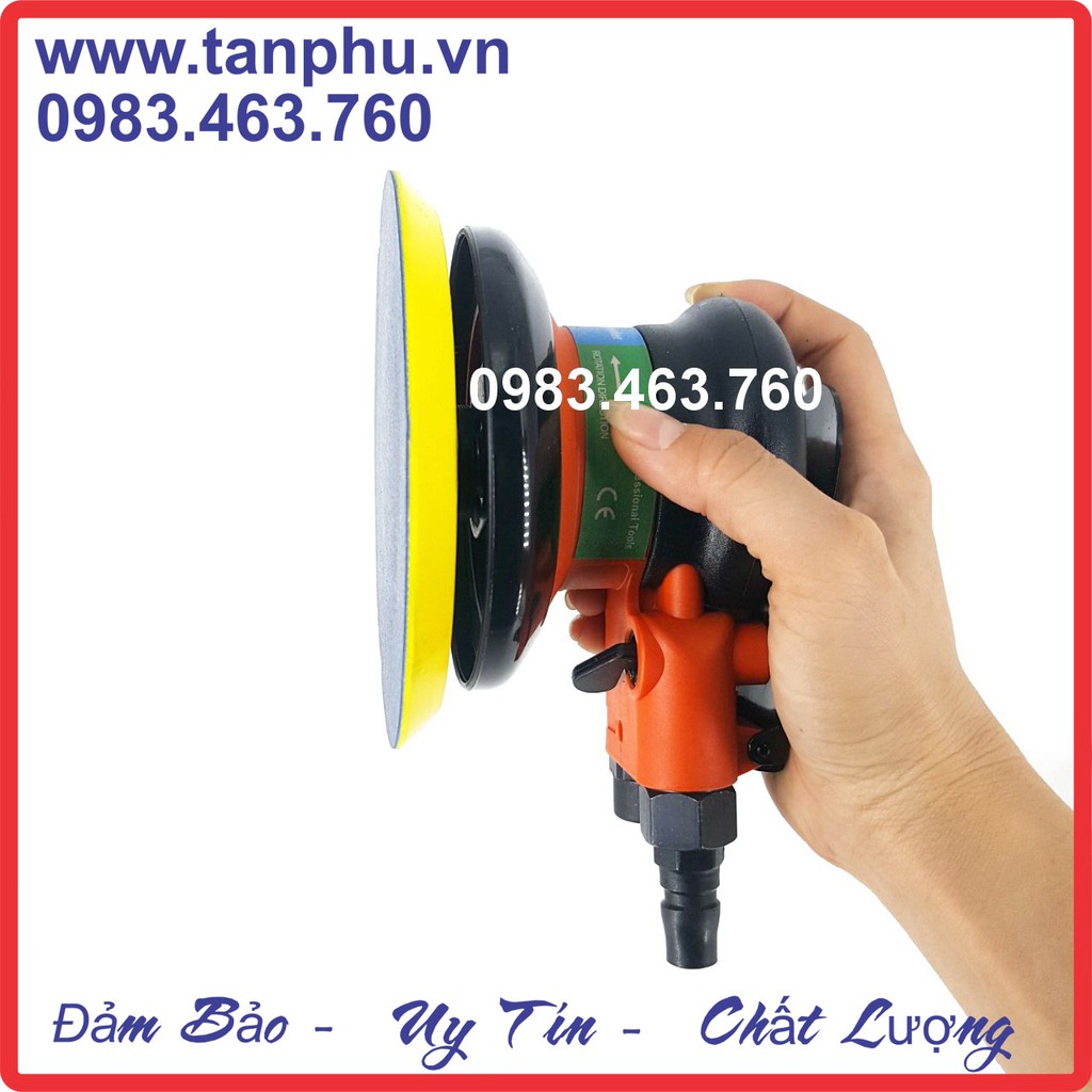 MÁY CHÀ NHÁM HƠI KHÍ NÉN RUNG TRÒN BEE TOOLS ĐƯỜNG KÍNH ĐẾ 125MM