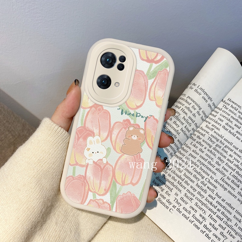 Ốp Điện Thoại Mềm Họa Tiết Tranh Sơn Dầu Chống Rơi Cho OPPO Reno8 Z 5G