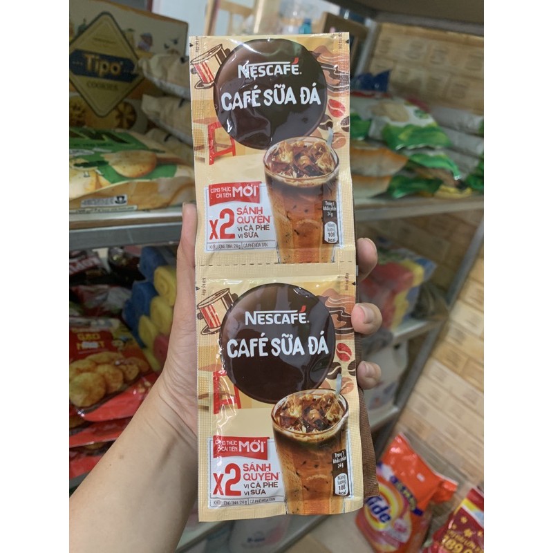 Cà phê sữa đá Nescafé, dây 10 gói