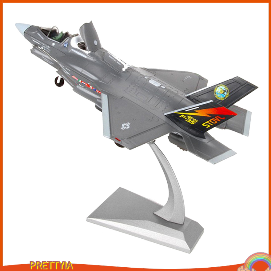 AIRCRAFT MODEL Đồ trang trí Máy Bay Chiến Đấu Diecast F-35B Tỉ Lệ 1: 72