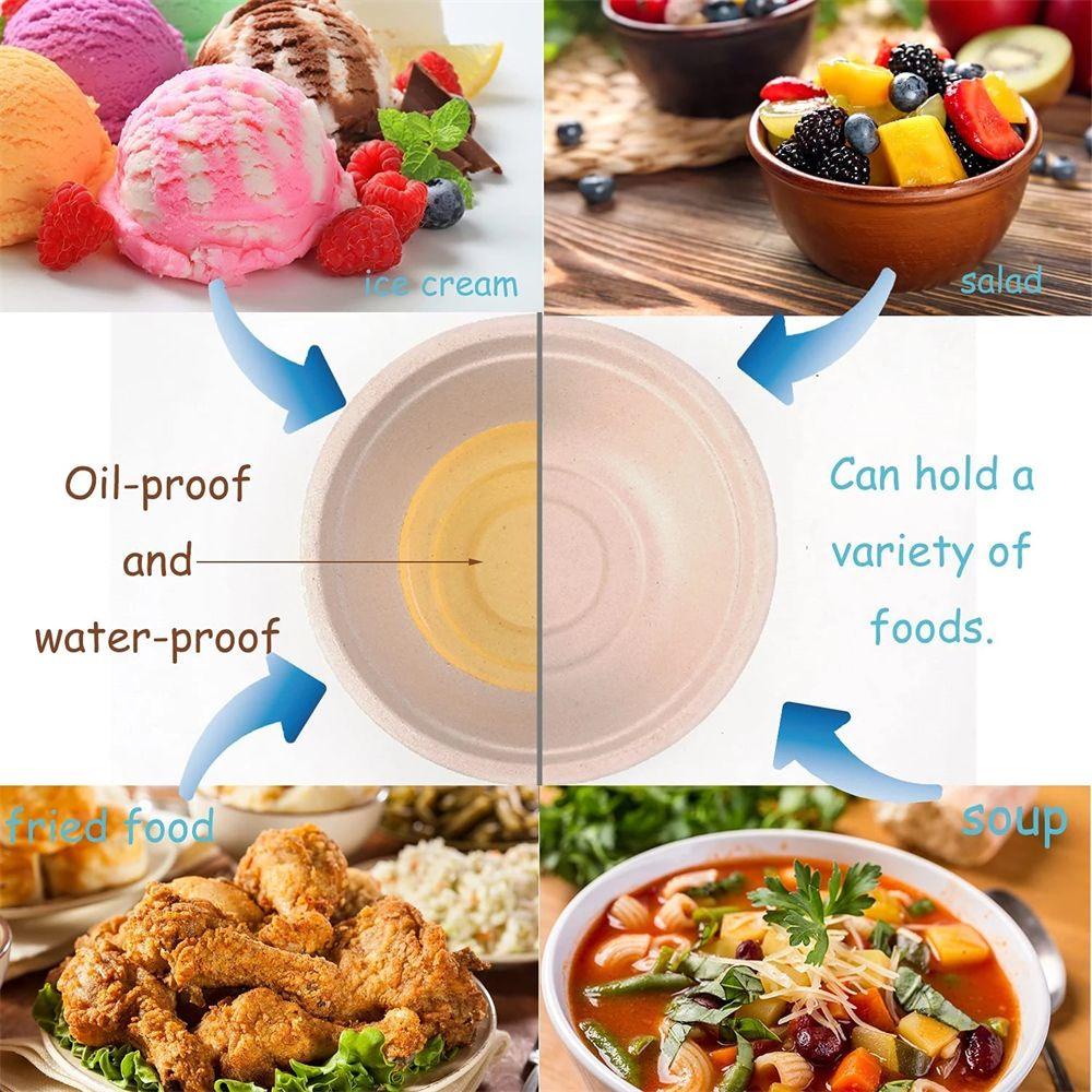 Set 50 Bát Giấy Đa Năng Thân Thiện Với Môi Trường