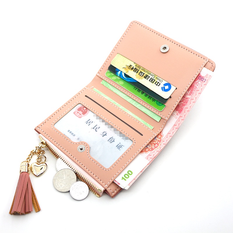 Ví Nữ Dáng Ngắn Thời Trang Phong Cách Hàn Quốc