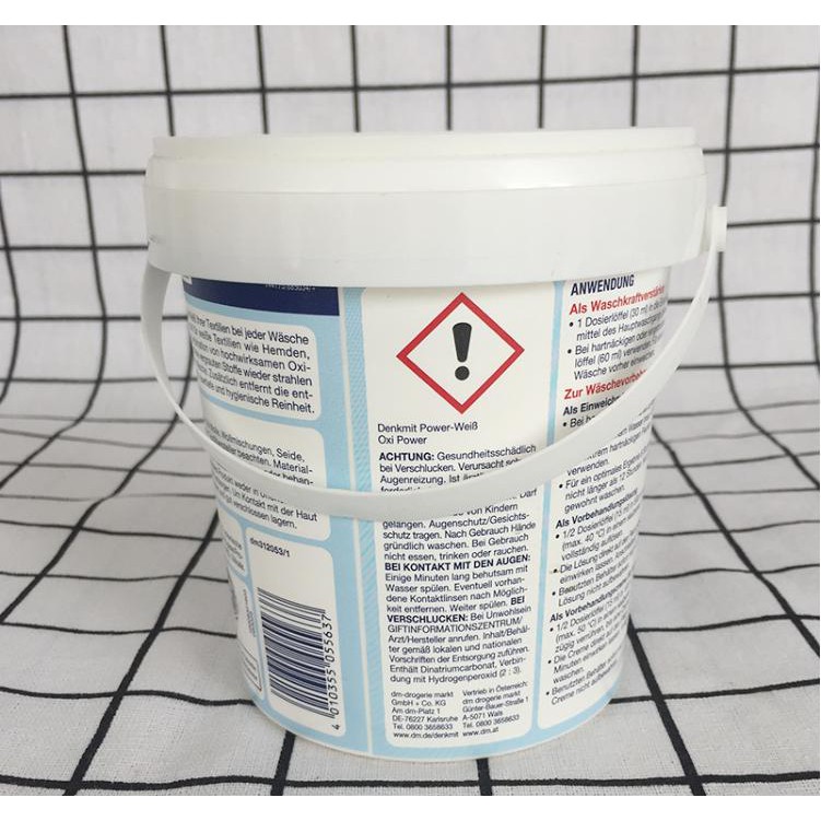 Hộp bột tẩy trắng quần áo Oxi Power DENKMIT 750 g