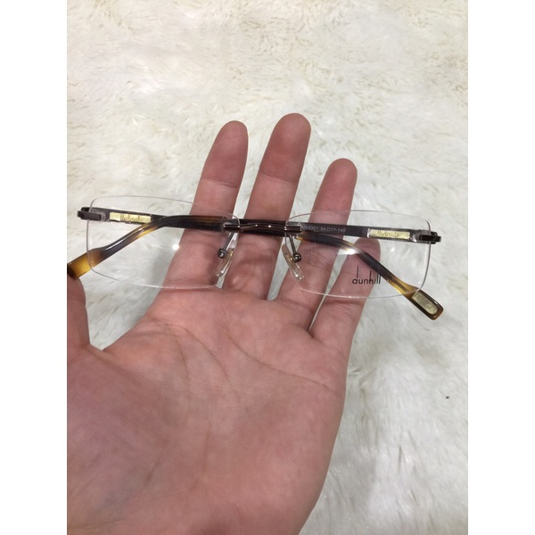 Gọng kính khoan 3  mảnh hàng bãi xịn