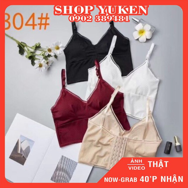 [Áo Lót Nữ] Áo Bra Crotop 8804 Có 8 Móc Cài Sau Bralette không gọng