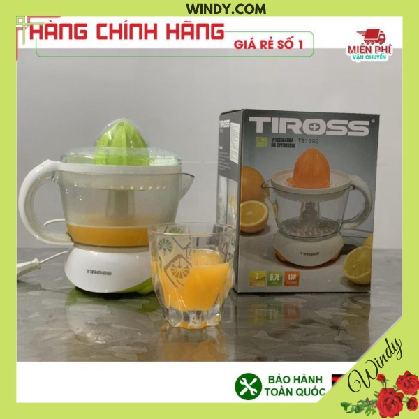 Máy vắt cam Tiross, máy ép cam, thương hiệu Đức, bảo hành 1 năm chính hãng.