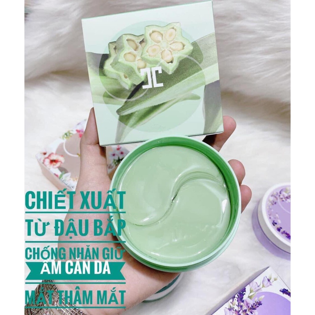 [Mẫu Mới] Mặt Nạ Mắt Jayjun Chiết Xuất Đậu Bắp Giảm Thâm Dưỡng Ẩm Da Vùng Mắt Okra Tea Eye Gel Patch