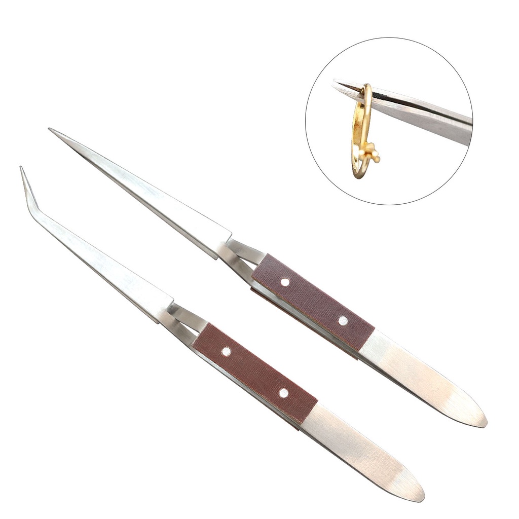 Kẹp Mũi Nhọn Hình Số 8 Chống Cong Chuyên Dụng
