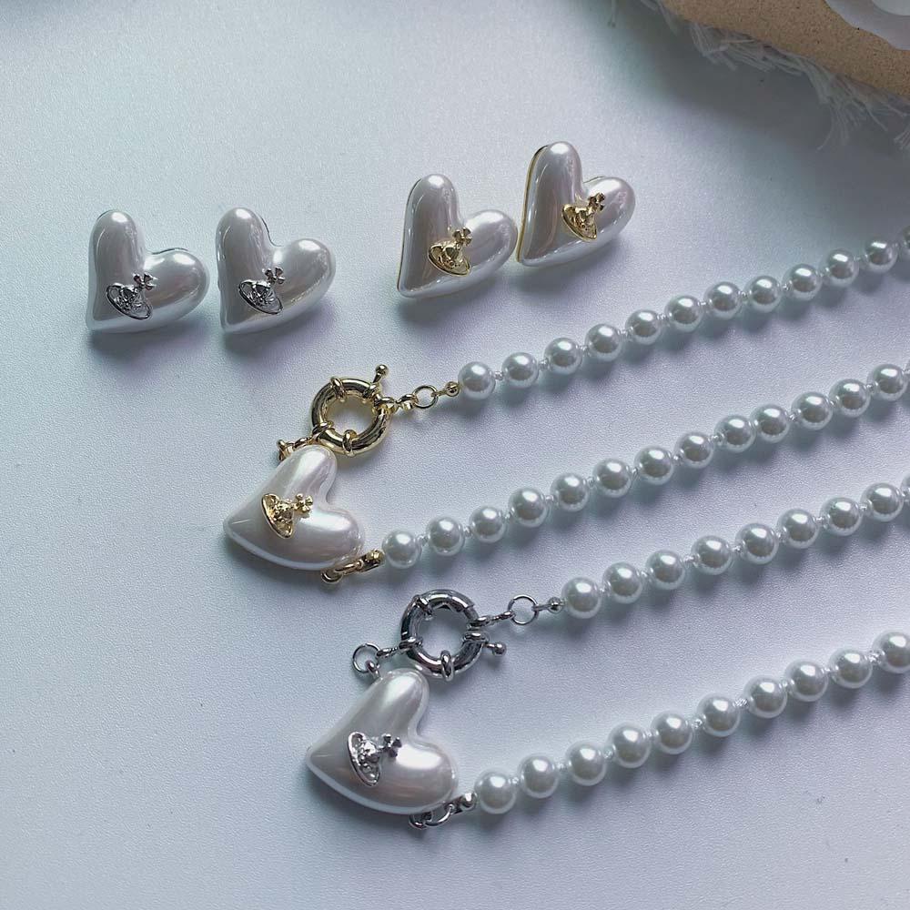 Vòng Cổ Choker Và Bông Tai Bằng Hợp Kim Hình Hành Tinh Thời Trang Lãng Mạn Cho Nữ MXGOODS