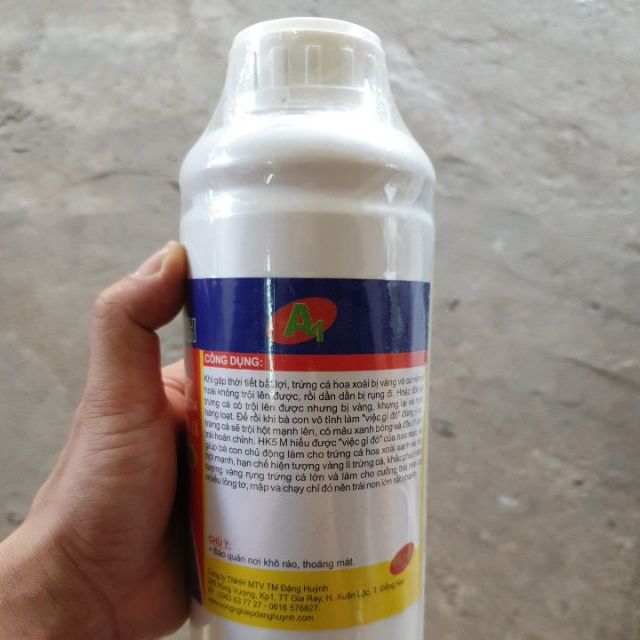 Phân Bón Lá Cao Cấp Cho Xoài Giúp Chống Vàng Lì Trứng Cá HK5