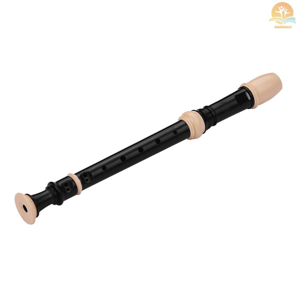 Sáo Soprano 8 Lỗ Bằng Abs Có Dây Đeo Ngón Tay Làm Sạch Cho Người Mới Bắt Đầu