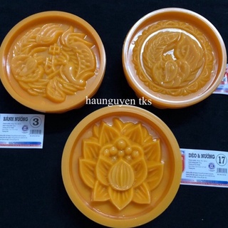 Khuôn trung thu nhấn Vĩnh Trường 200g- mẫu rồng,phụng,sen- dùng làm trung thu,dẻo nướng,nhấn xôi