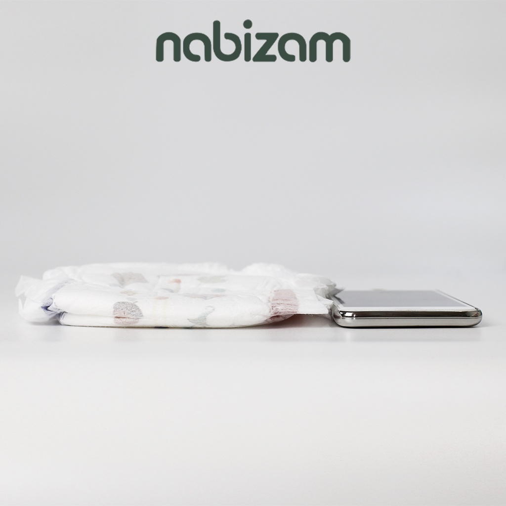 Combo 2 Bịch Bỉm Dán NABIZAM Ultra Thin Nội Địa Hàn Siêu Mỏng, Mềm, Chống Tràn Size XL Cho Bé Trên 12kg, 32 Miếng/Bịch