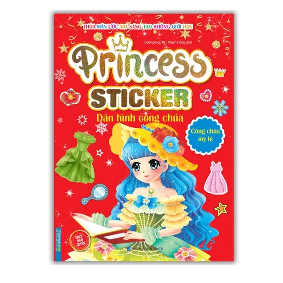Sách - combo Princess sticker - Dán hình công chúa (Bộ 8 cuốn)