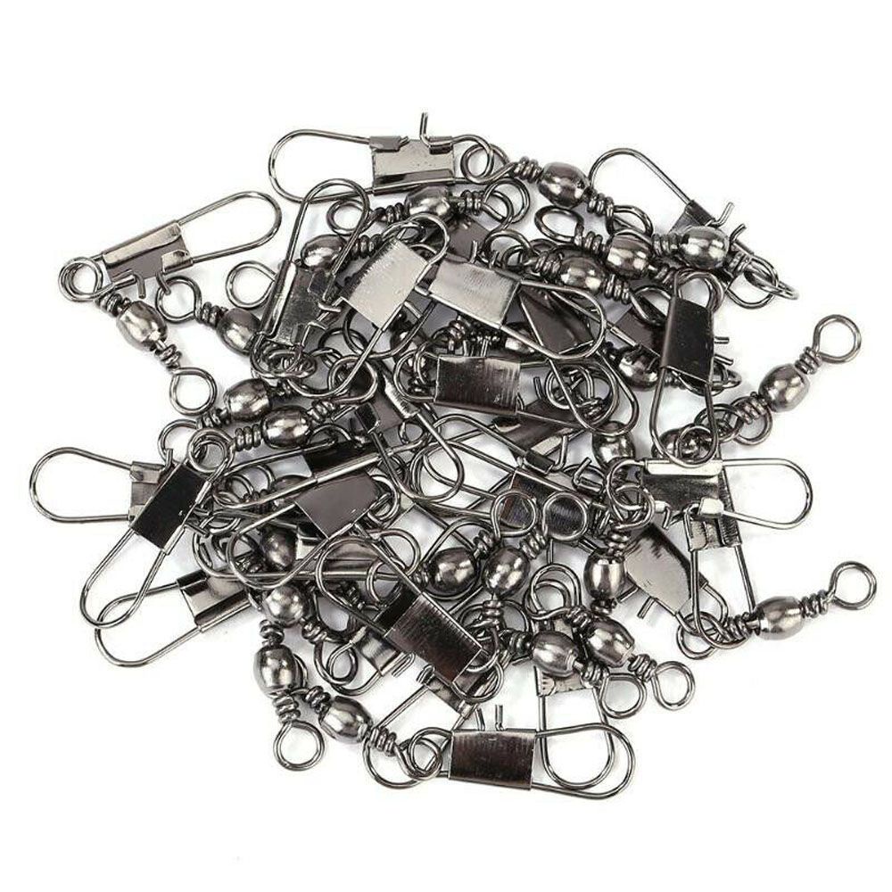 Set 200 móc câu cá linh hoạt bằng thép không gỉ