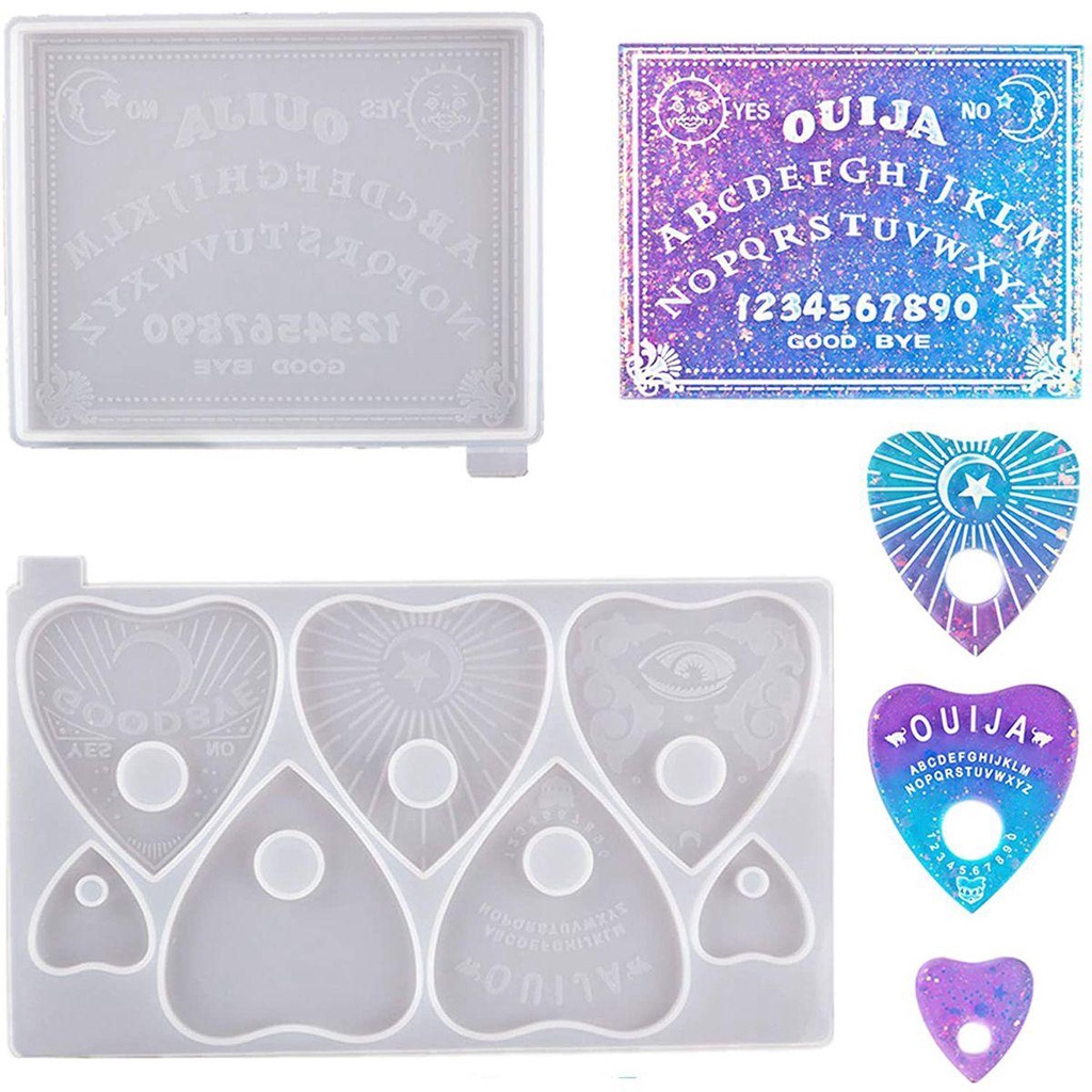 YIYU Khuôn Silicone Làm Nhựa Resin Phong Cách Gothic Thủ Công Trang Trí Nội Thất