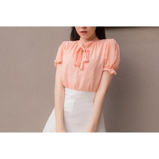 MINX - Áo Chiffon Bow Tie Blouse