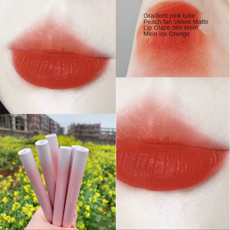 Lipstick, velvety, moisturizing and shiny, waterproof for women.