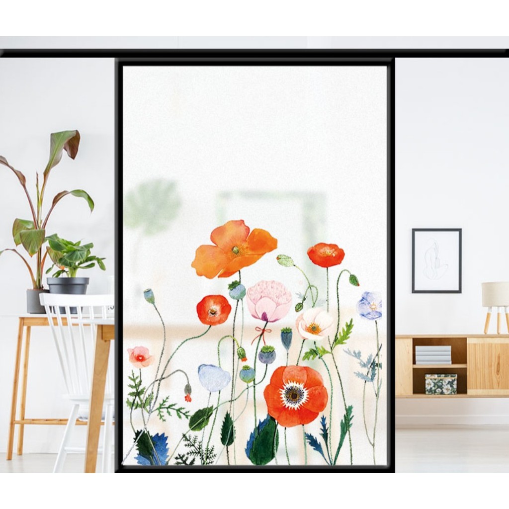 Mẫu CHDZ161Giấy dán kính mờ cửa sổ và phòng tắm phòng ngủ ban công chống nắng decal tĩnh điện tự dính