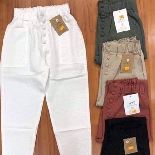 Quần baggy nhiều cúc chất đũi siêu mềm mát