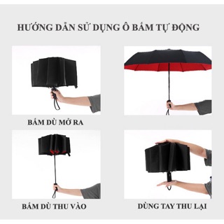 Ô GẤP MỞ TỰ ĐỘNG 2 CHIỀU CAO CẤP XUẤT NHẬT