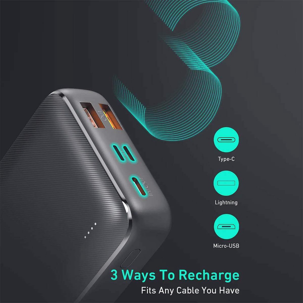 PIN DỰ PHÒNG 20.000MAH AUKEY BASIX PLUS PB-N74S