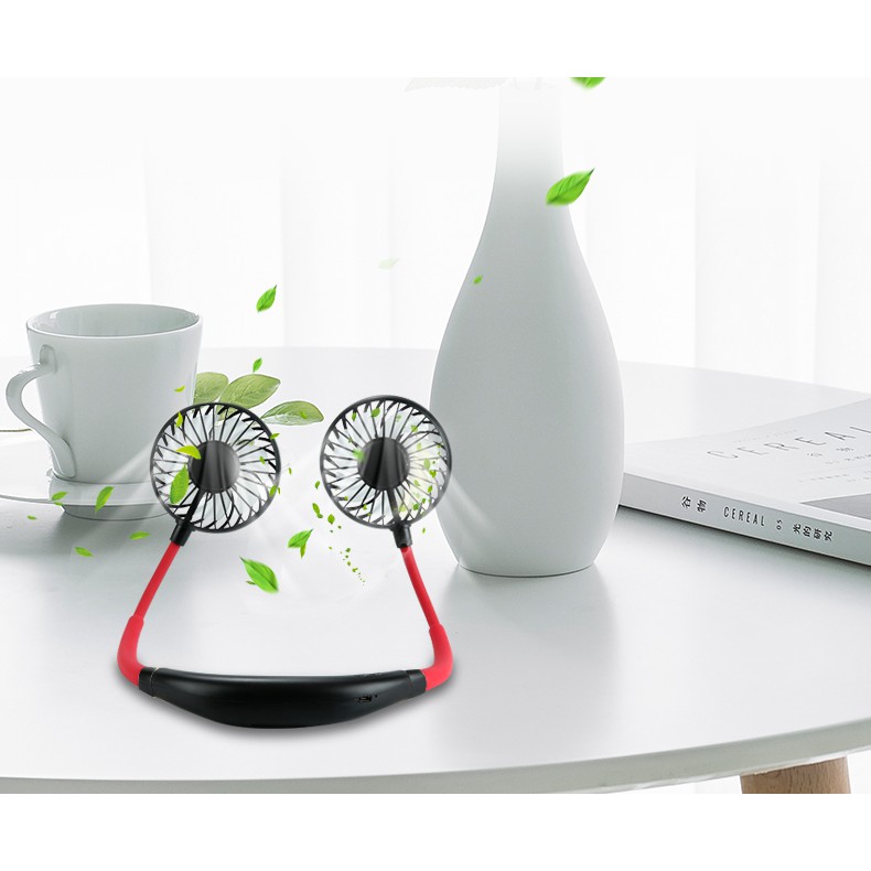 Quạt Đeo Cổ Mini Cổng USB Tiện Lợi | BigBuy360 - bigbuy360.vn