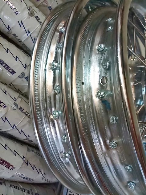 Bánh căm gắn cho xe VISON -ARI BLAED niềng sam gosiii thái 14 căm đùm mạ crom gắn như zin