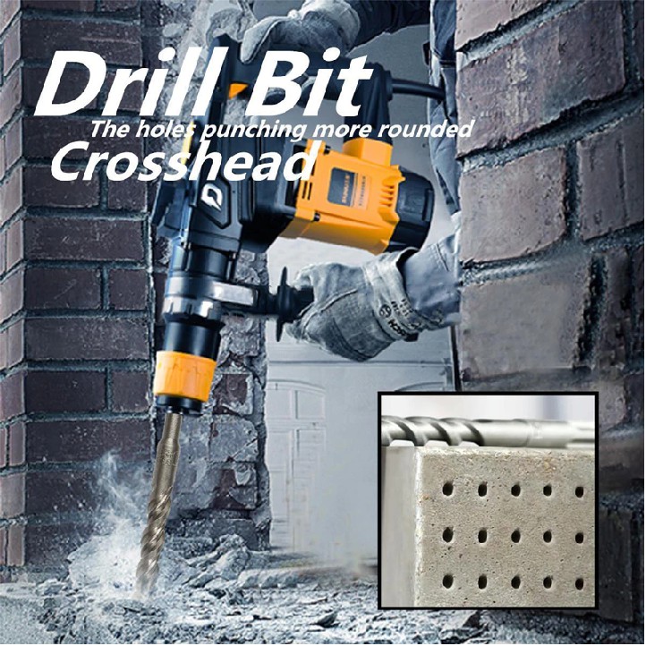 MŨI KHOAN BÊ TÔNG DÀI 350MM XUYÊN TƯỜNG CHUYÊN DỤNG ĐẦU GÀI SDS 10.12.14.16.18.20.22.25x350MM