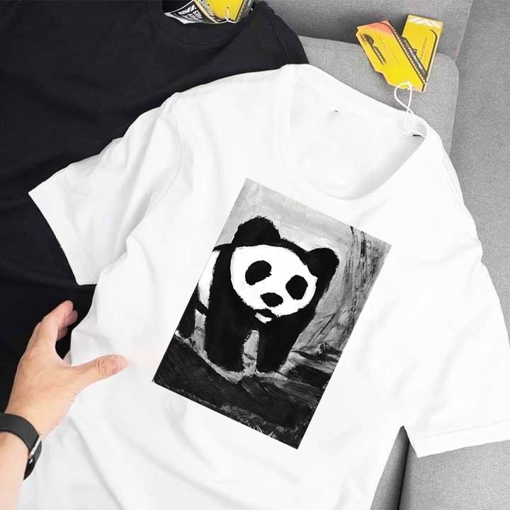 ÁO THUN UNISEX GẤU PANDA IN HÌNH CỰC ĐẸP XẢ KHO GIÁ SỐC ĐI BIỂN - 0615110