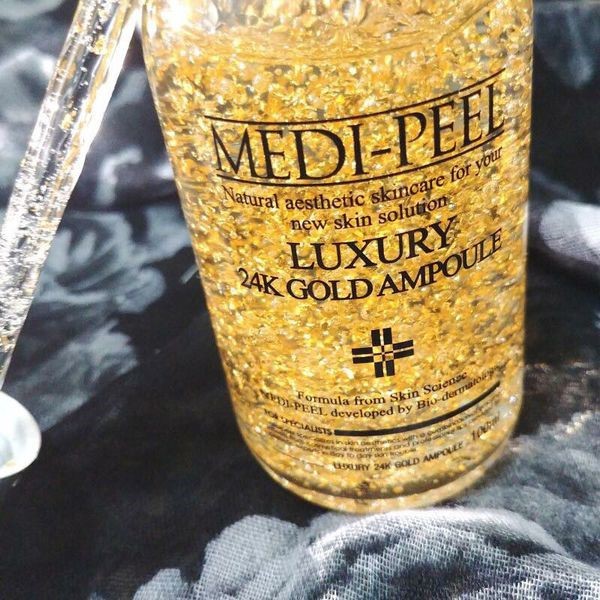 Tinh chất vàng tái tạo da Medi Peel Luxury 24K Gold Ampoule giảm nếp nhăn, chống lão hóa và nâng cơ da - HONGS BEAUTY