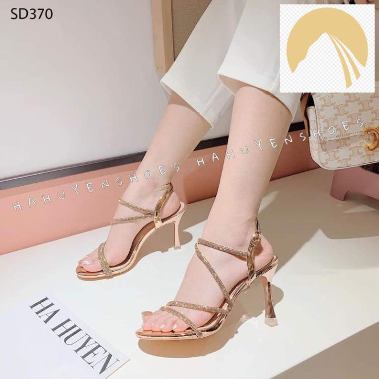 Giày cao gót bigsize,đủ size từ 32 đến 44,quai kim tuyến bắt chéo siêu xinh,hàng chuẩn shop ️🎼️🎼