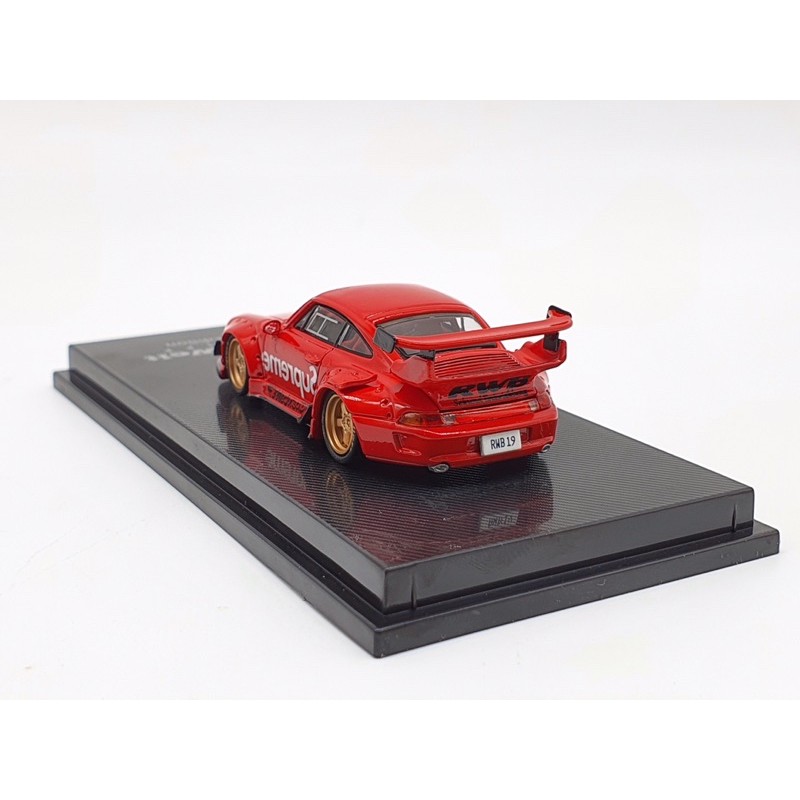 Xe Mô Hình Porsche RWB Sekund Entwicklung Supreme Limited 1:64 CM Model ( Đỏ Supreme )