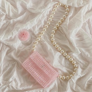 Lily Blossom Bag 🌸Túi hộp đeo chéo nữ quai ngọc sang chảnh
